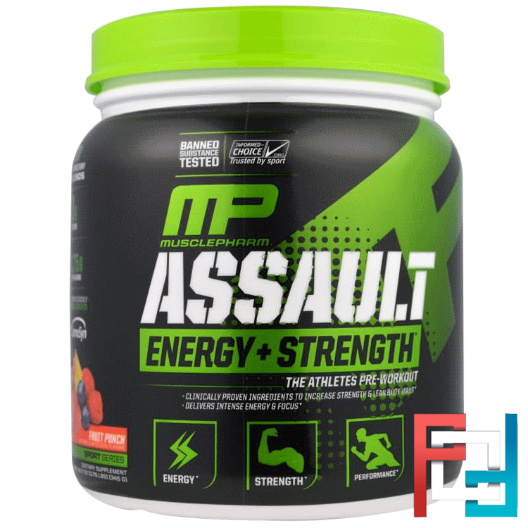 Assault, Energy + Strength, Pre-Workout, MusclePharm, 12.17 oz, 345 g