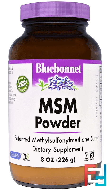 MSM Powder, Bluebonnet Nutrition, 8 oz, 226 g