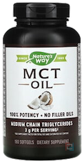 Nature's Way, MCT Oil, From Coconut, 180 Softgels