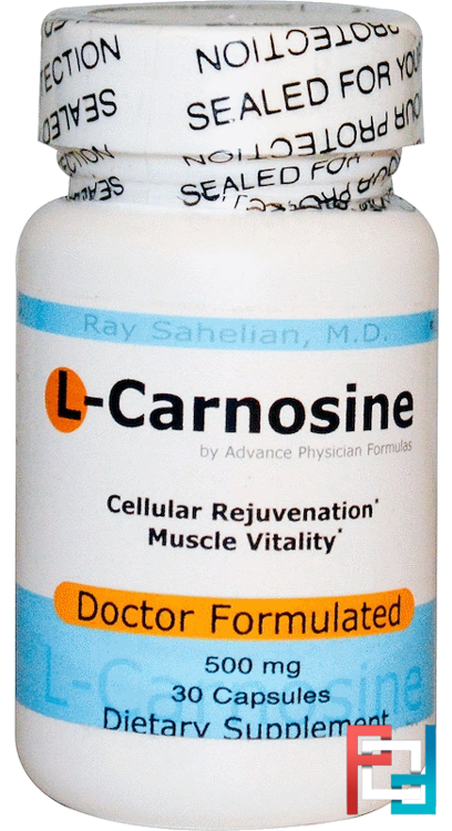 L-Carnosine, Advance Physician Formulas, Inc., 500 mg, 30 Capsules