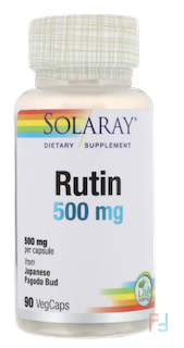 Rutin, Solaray, 500 mg, 90 VegCaps