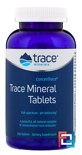 Trace Mineral Tablets, Trace Minerals Research, 300 Tablets