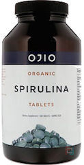 Organic Spirulina, Ojio, 500 mg, 500 Tablets