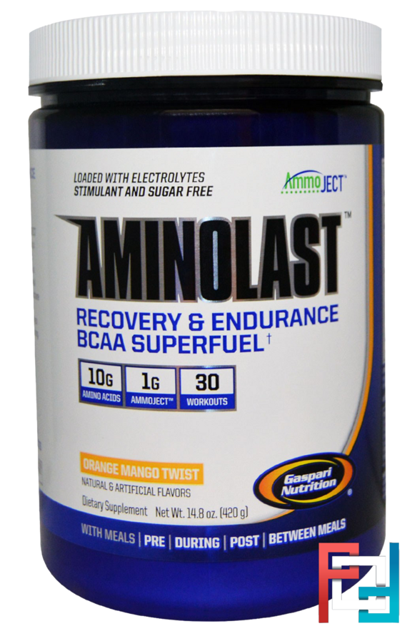 Aminolast, Recovery & Endurance BCAA Superfuel, Gaspari Nutrition, 420 g