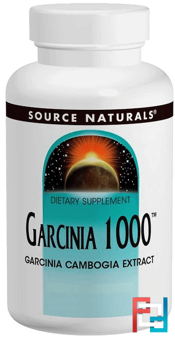 Garcinia, Source Naturals, 1000, 90 Tablets