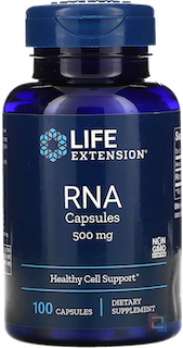 RNA Capsules, Life Extension, 500 mg, 100 Capsules