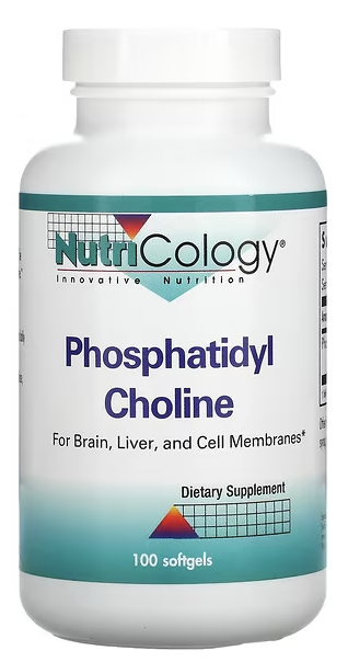 Фосфатидилхолин, Phosphatidyl Choline, Nutricology, 100 Softgels