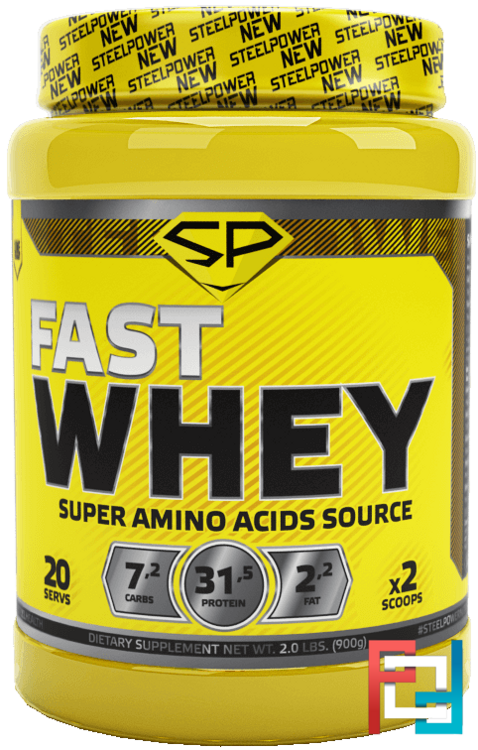 Fast Whey Protein, Steel Power, 900 g