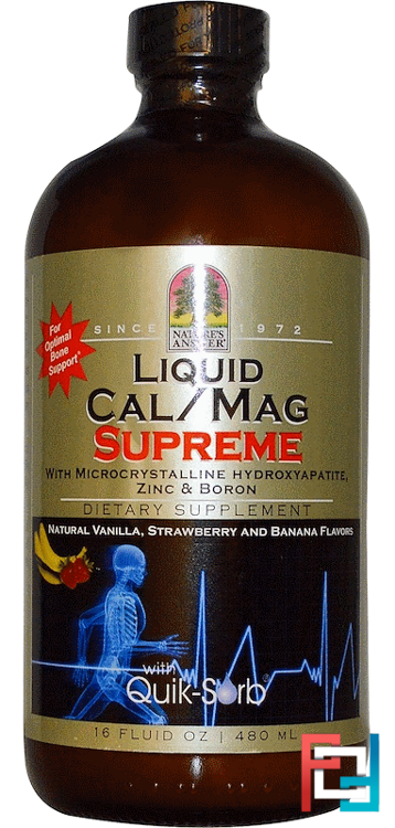 Liquid Cal/Mag Supreme, Nature's Answer, 16 fl oz, 480 ml