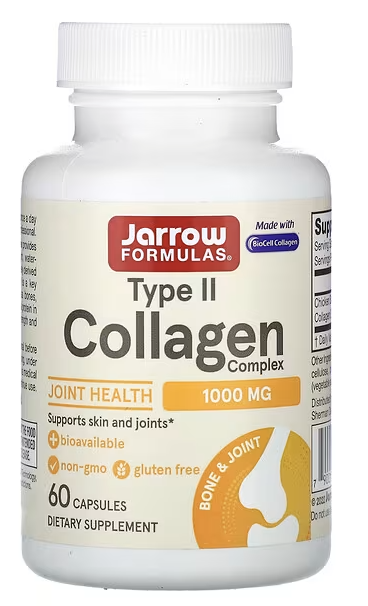 Комплекс коллагенов типа II, Type II Collagen Complex, Jarrow Formulas, 60 Capsules