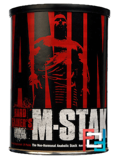Animal M-Stak, The Non-Hormonal Anabolic Stack, Universal Nutrition, 21 Packs