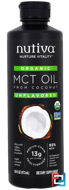 Organic MCT Oil From Coconut, Unflavored, Nutiva, 16 fl oz, 473 ml