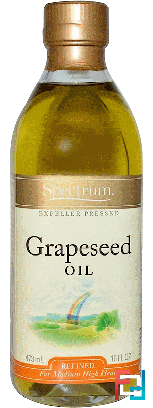 Grapeseed Oil, Spectrum Naturals, 16 fl oz, 473 ml