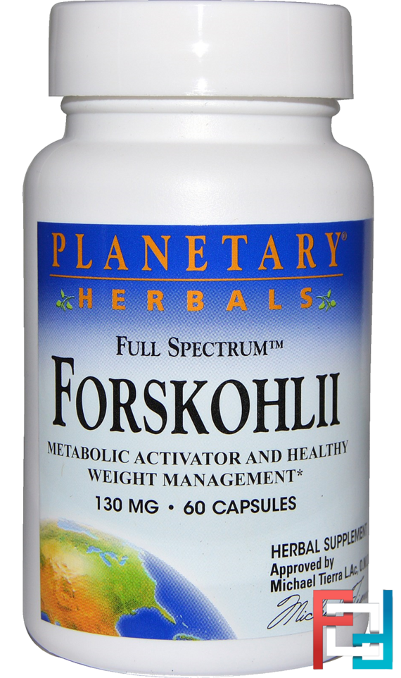 Forskohlii, Full Spectrum, Planetary Herbals, 130 mg, 60 Capsules