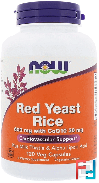 Red Yeast Rice, Now Foods, 120 Veg Capsules