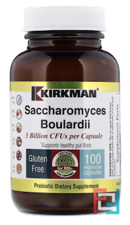 Saccharomyces Boulardii, Ice, Kirkman Labs, 100 Capsules