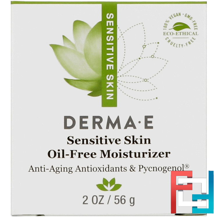 Sensitive Skin Oil-Free Moisturizer, Derma E, 2 oz, 56 g