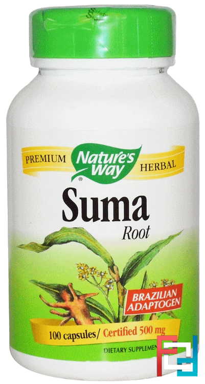 Suma, Root, Nature's Way, 100 Capsules