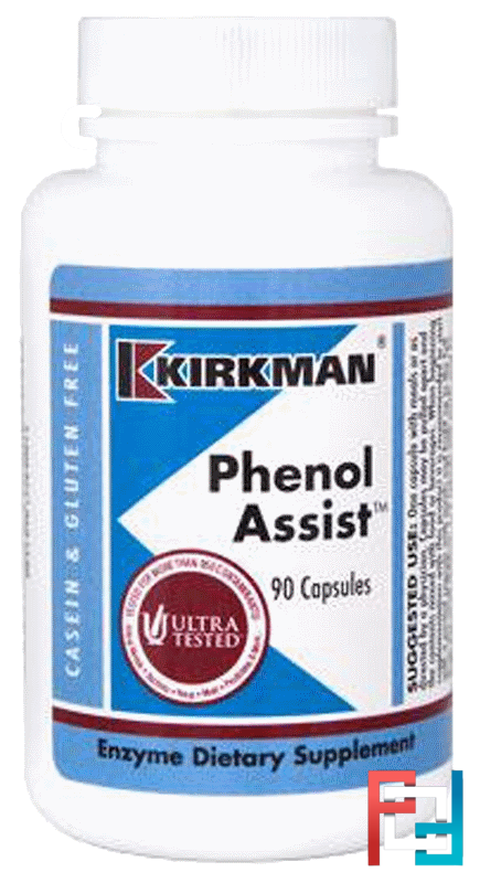 Phenol Assist, Kirkman Labs, 90 Capsules