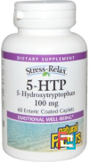 5-HTP, Natural Factors, 100 mg, 60 Enteric Coated Caplets