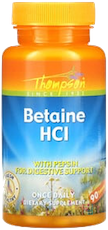 Betaine HCl, Thompson, 90 Tablets