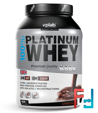 100 % Platinum Whey, VP Laboratory, 2 lb, 908 g