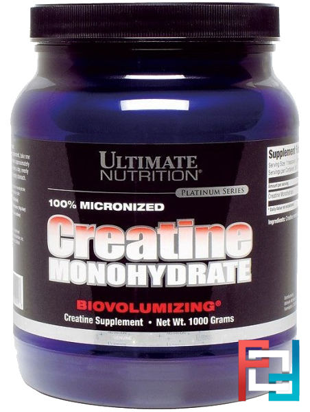 100% Micronized Creatine Monohydrate, Ultimate Nutrition, 1000 g