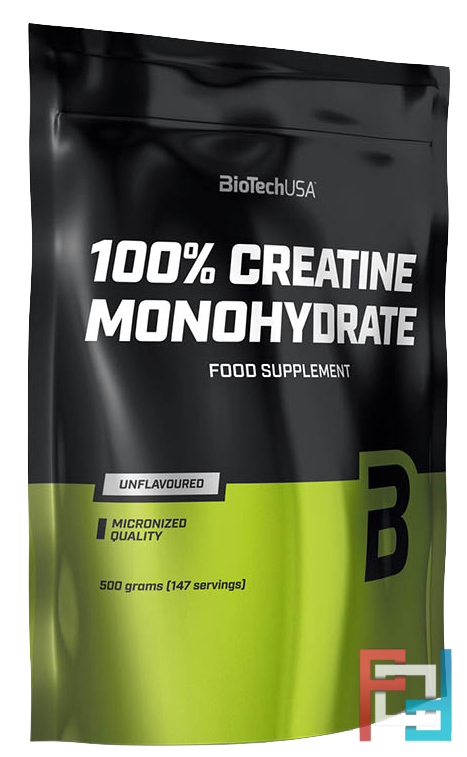 100% Creatine Monohydrate, BioTechUSA, 500 g