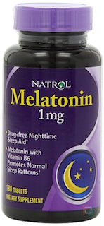 Melatonin, Natrol, 1 mg, 180 Tablets