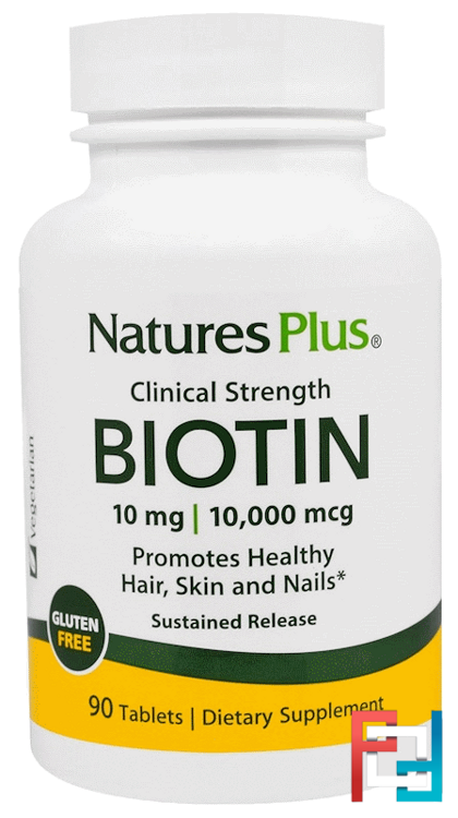 Biotin, Sustained Release, Nature's Plus, 90 Tablets