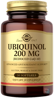 Ubiquinol Reduced CoQ10, Solgar, 200 mg, 30 Softgels