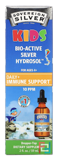 Bio-Active Silver Hydrosol, For Kids, Daily Immune Support, Sovereign Silver, 10 ppm, 2 fl oz, 59 ml