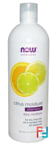Solutions, Citrus Moisture Shampoo, Now Foods, 473 ml