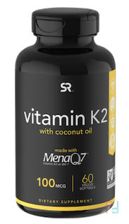 Vitamin K2, Sports Research, 100 mcg, 60 Veggie Softgels