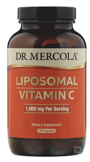 Liposomal Vitamin C, Dr. Mercola, 500 mg, 180 Capsules