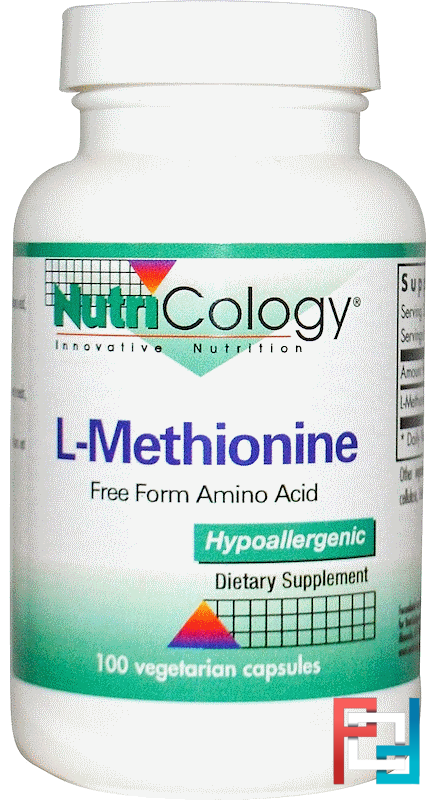 L-Methionine, Nutricology, 100 Veggie Caps