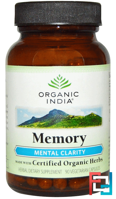 Memory, Mental Clarity, Organic India, 90 Veggie Caps