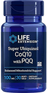 Super Ubiquinol CoQ10 with PQQ, Life Extension, 100 mg, 30 Softgels