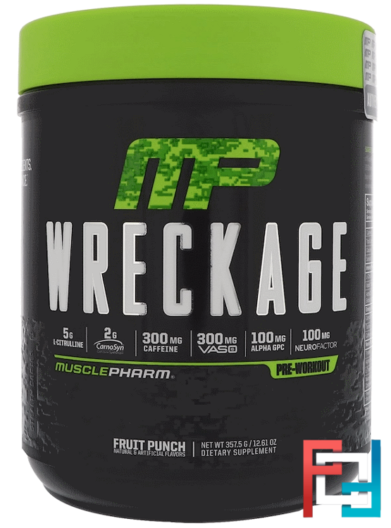 Wreckage Pre-Workout, MusclePharm, 12.61 oz, 357.5 g