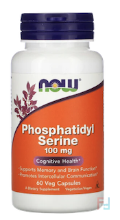 Phosphatidyl Serine, Now Foods, 100 mg, 60 Veg Capsules