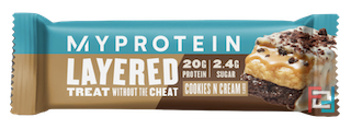 6-слойный протеиновый батончик (layered protein bar), Myprotein, Печенье со сливками, 1 Bars * 70 g