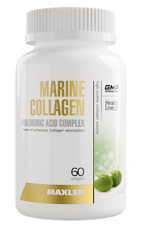 Marine Collagen Hyaluronic Acid Complex, Maxler, 60 softgels