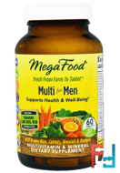 Multi for Men, MegaFood, 60 Tablets