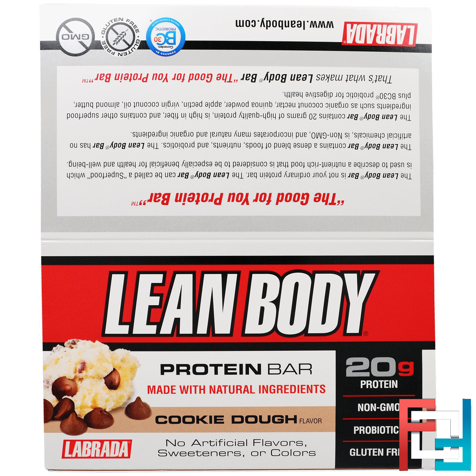 Lean Body Protein Bar, Labrada Nutrition, 12 Bars * 72 g