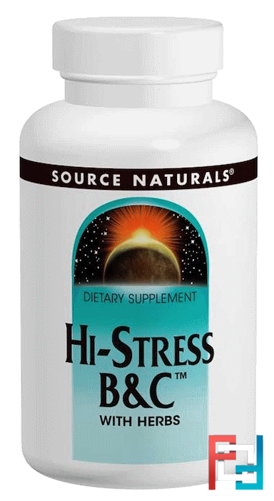 Hi-Stress B&C, Source Naturals, 120 Tablets