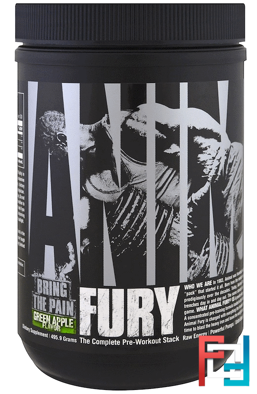 Animal Fury, The Complete Pre-Workout Stack, Universal Nutrition, 495.9 g