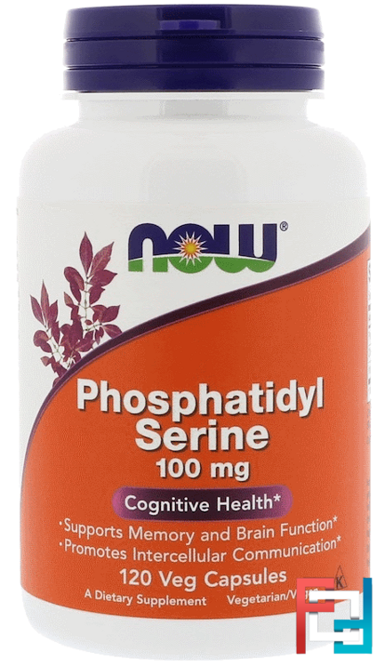 Phosphatidyl Serine, Now Foods, 100 mg, 120 Veg Capsules