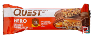 Hero Protein Bar, Chocolate Caramel Pecan, Quest Nutrition, 1 Bar, 60 g