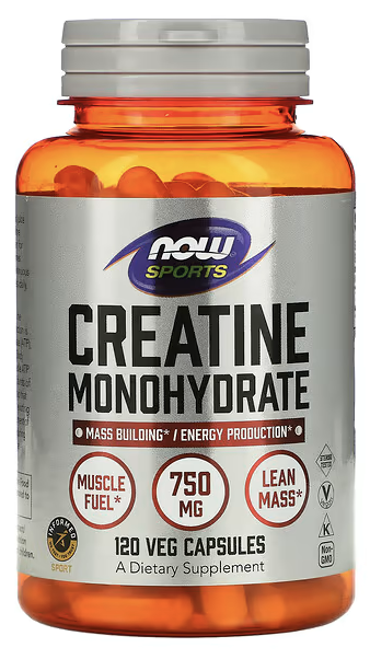 Creatine Monohydrate, Now Foods, 750 mg, 120 capsules