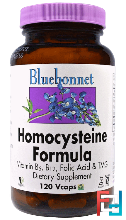 Homocysteine Formula, Bluebonnet Nutrition, 120 Vcaps